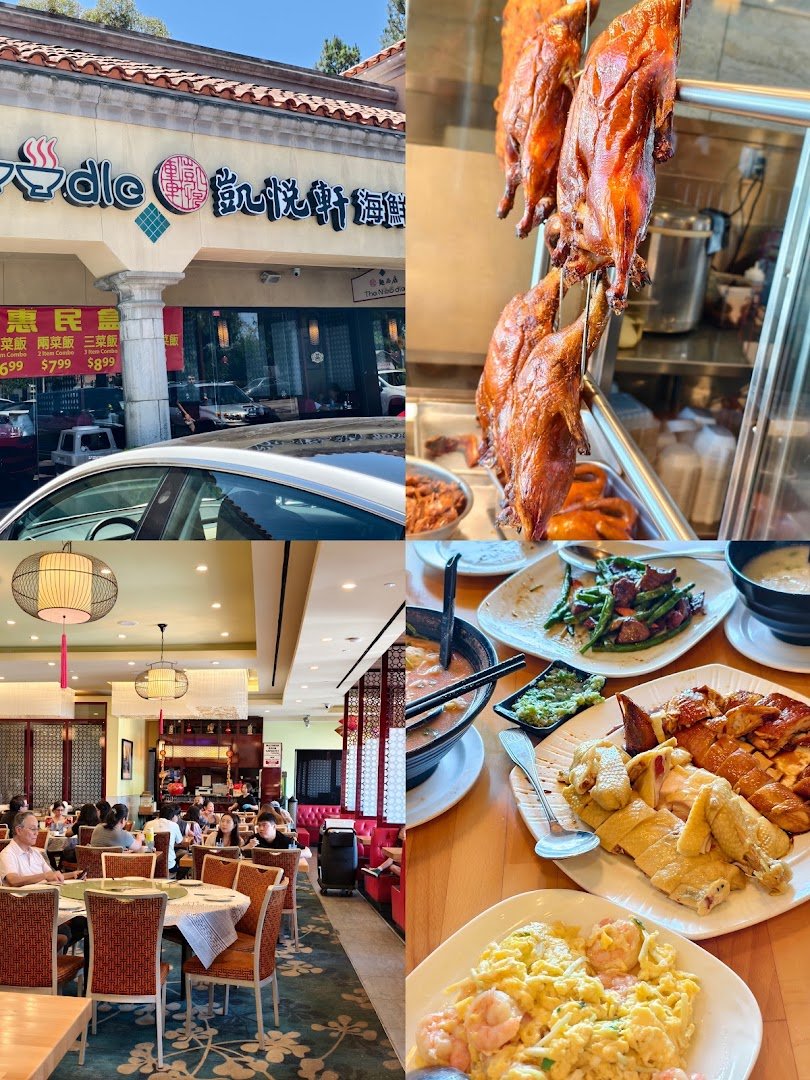 Chinese restaurant interior with simple table service